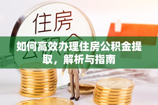 建湖如何高效办理住房公积金提取，解析与指南