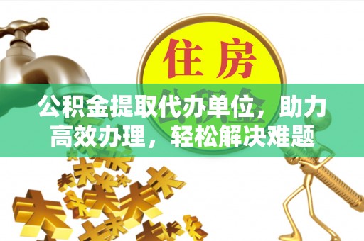 建湖公积金提取代办单位，助力高效办理，轻松解决难题