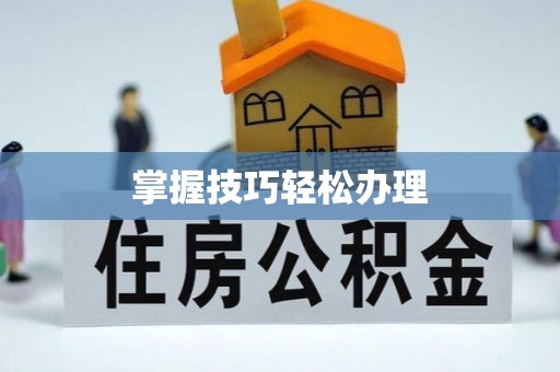 建湖掌握技巧轻松办理
