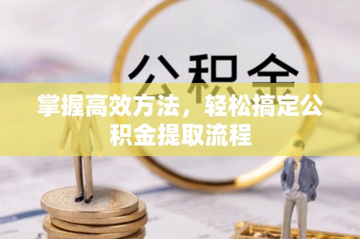 建湖掌握高效方法，轻松搞定公积金提取流程